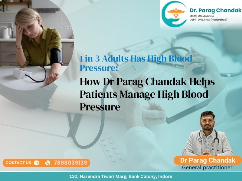 1 in 3 adults have high blood pressure – Hypertension Treatment in Indore by Dr Parag Chandak
